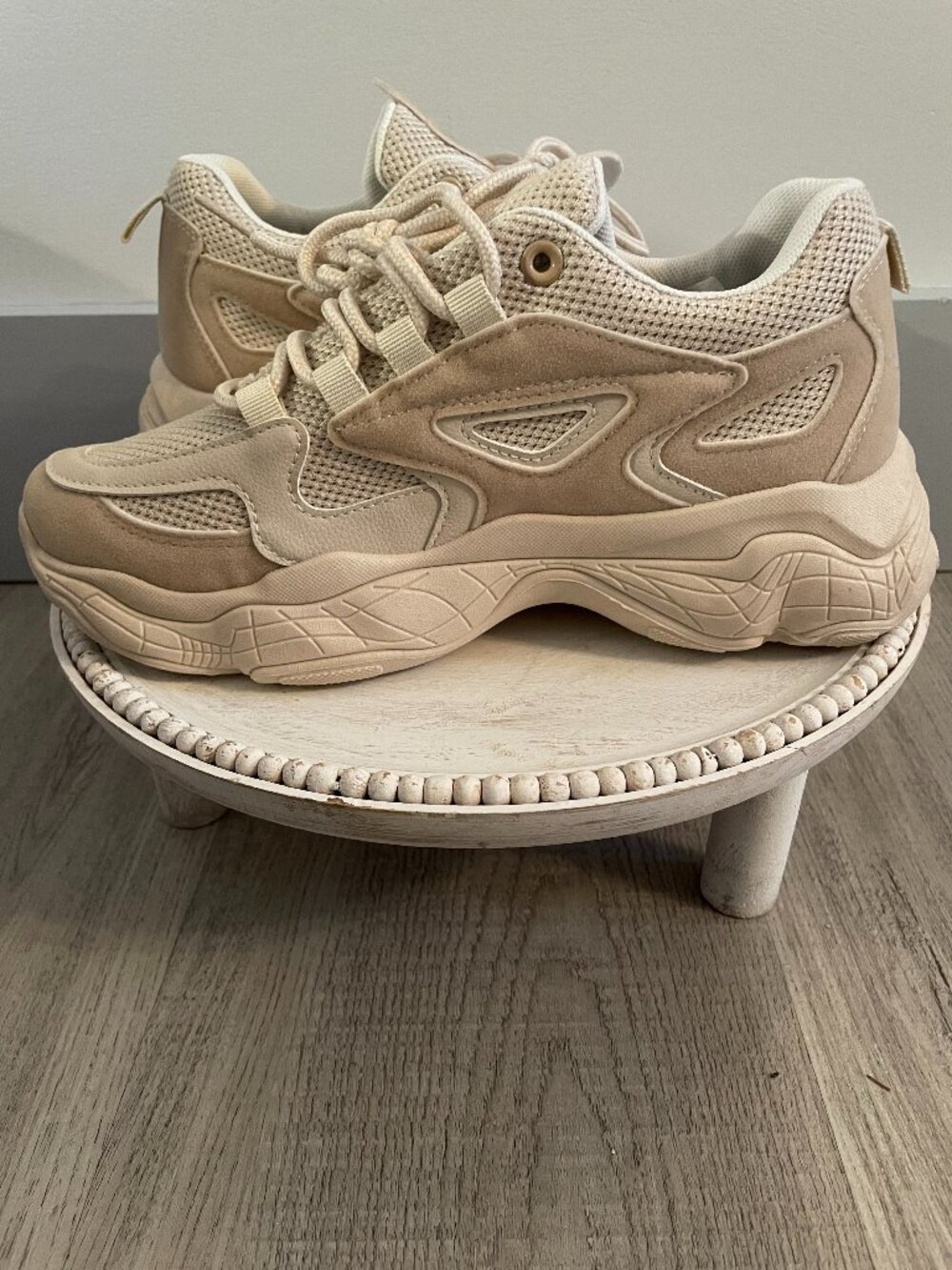 Chunky Beige Trainers